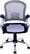 Alt View 17. CorLiving - Workspace 5-Pointed Star Leatherette and Mesh Office Chair - Gray/Black.