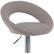 Alt View 11. CorLiving - Round Open Fabric Kitchen Chairs (Set of 2) - Light Gray.