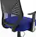 Alt View 14. CorLiving - Workspace 5-Pointed Star Woven Fabric and Mesh Office Chair - Blue.
