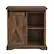 Front. Walker Edison - Rustic Farmhouse Sliding Door Buffet Cabinet - Rustic Oak.