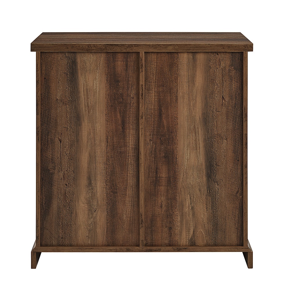 Alt View 11. Walker Edison - Rustic Farmhouse Sliding Door Buffet Cabinet - Rustic Oak.