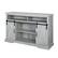 Left. Walker Edison - Sliding Barn Door Highboy Storage Console for Most TVs Up to 56" - Stone Gray.