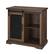 Left. Walker Edison - Sliding Metal Mesh Door Modern Buffet Cabinet - Dark Walnut.