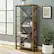 Alt View 14. Walker Edison - 64" Farmhouse 4-Shelf Bookcase - Rustic Oak.