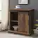 Alt View 12. Walker Edison - Modern Farmhouse Sliding Door Buffet - Rustic Oak.