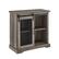 Angle. Walker Edison - Sliding Metal Mesh Door Modern Buffet Cabinet - Gray Wash.
