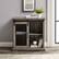 Alt View 14. Walker Edison - Sliding Metal Mesh Door Modern Buffet Cabinet - Gray Wash.