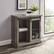 Alt View 15. Walker Edison - Sliding Metal Mesh Door Modern Buffet Cabinet - Gray Wash.