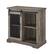 Left. Walker Edison - Sliding Metal Mesh Door Modern Buffet Cabinet - Gray Wash.