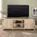 Alt View 2. Walker Edison - 70" Modern Farmhouse Barn Door TV Stand for most TVs up to 80" - White Oak.
