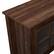 Alt View 1. Walker Edison - 70" Farmhouse Glass Door TV Stand Console for Most TVs Up to 80" - Dark Walnut.
