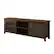 Left. Walker Edison - 70" Farmhouse Glass Door TV Stand Console for Most TVs Up to 80" - Dark Walnut.