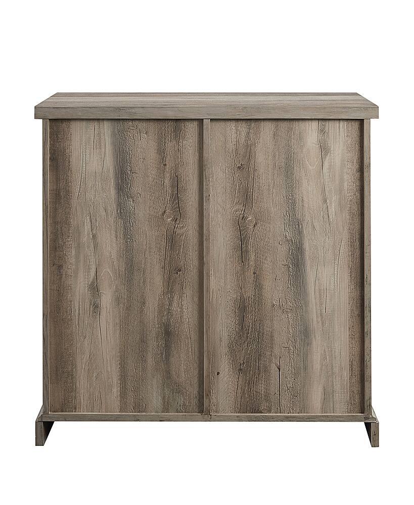Alt View 11. Walker Edison - Rustic Farmhouse Sliding Door Buffet Cabinet - Gray Wash.