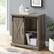 Alt View 15. Walker Edison - Rustic Farmhouse Sliding Door Buffet Cabinet - Gray Wash.