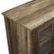 Alt View Zoom 1. Walker Edison - 70" Traditional Glass Door Cabinet Fireplace TV Stand for Most TVs up to 80" - Rustic Oak.