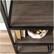 Alt View 14. Walker Edison - X-frame Industrial Wood and Metal 4-Shelf Bookcase - Slate Gray.