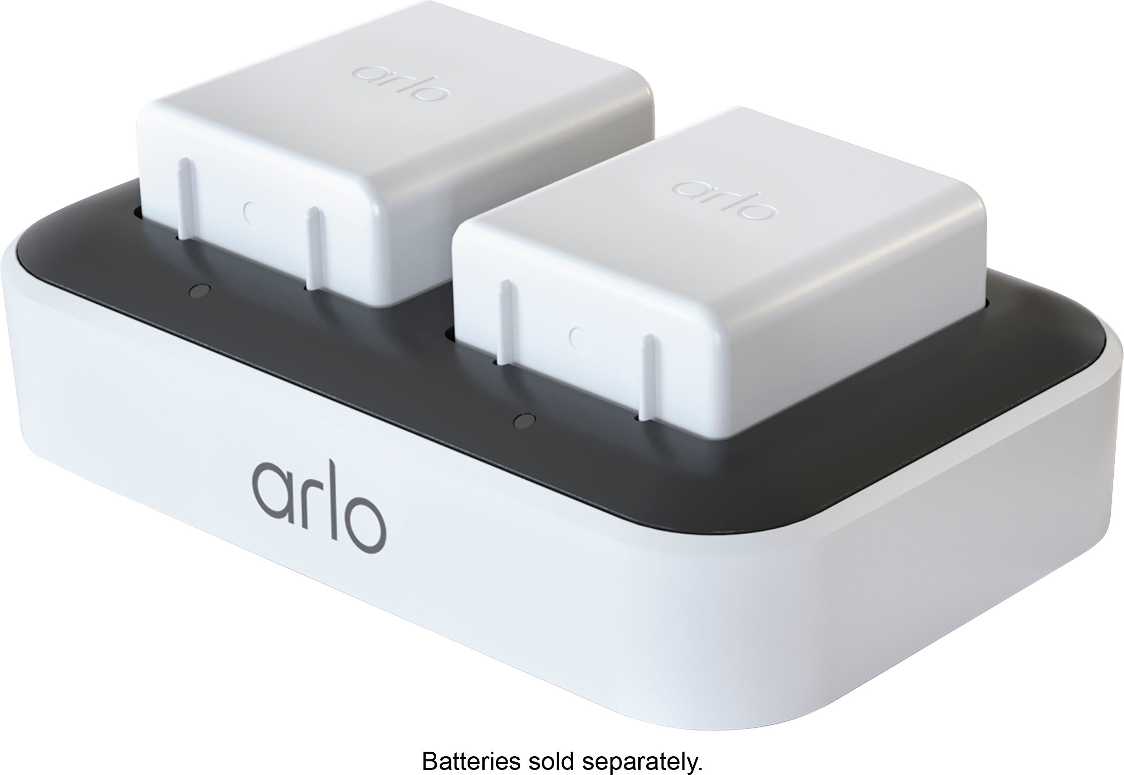 Arlo Certified Accessory Pro 3 and Pro 3 Floodlight Camera Only Dual Charging Station Charge up to Two Batteries Compatible with Arlo Ultra VMA5400C 