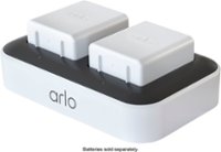 Arlo - Dual Battery Charger for Pro 5S 2K, Pro 4, Ultra 2, Ultra, Pro 3 Floodlight, Pro 4 XL, Ultra 2 XL, and Go 2 Cameras - White - Alt_View_Zoom_1