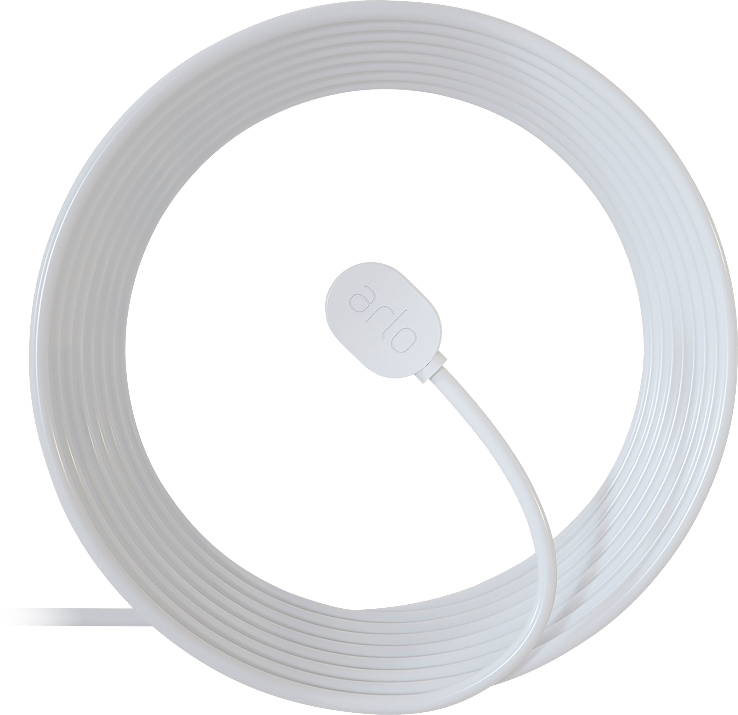 25' Outdoor Magnetic Charging Cable for Arlo Ultra and Pro 3 Security Cameras - White