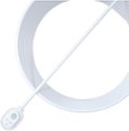 Alt View Zoom 11. 25' Outdoor Magnetic Charging Cable for Arlo Ultra and Pro 3 Security Cameras - White.