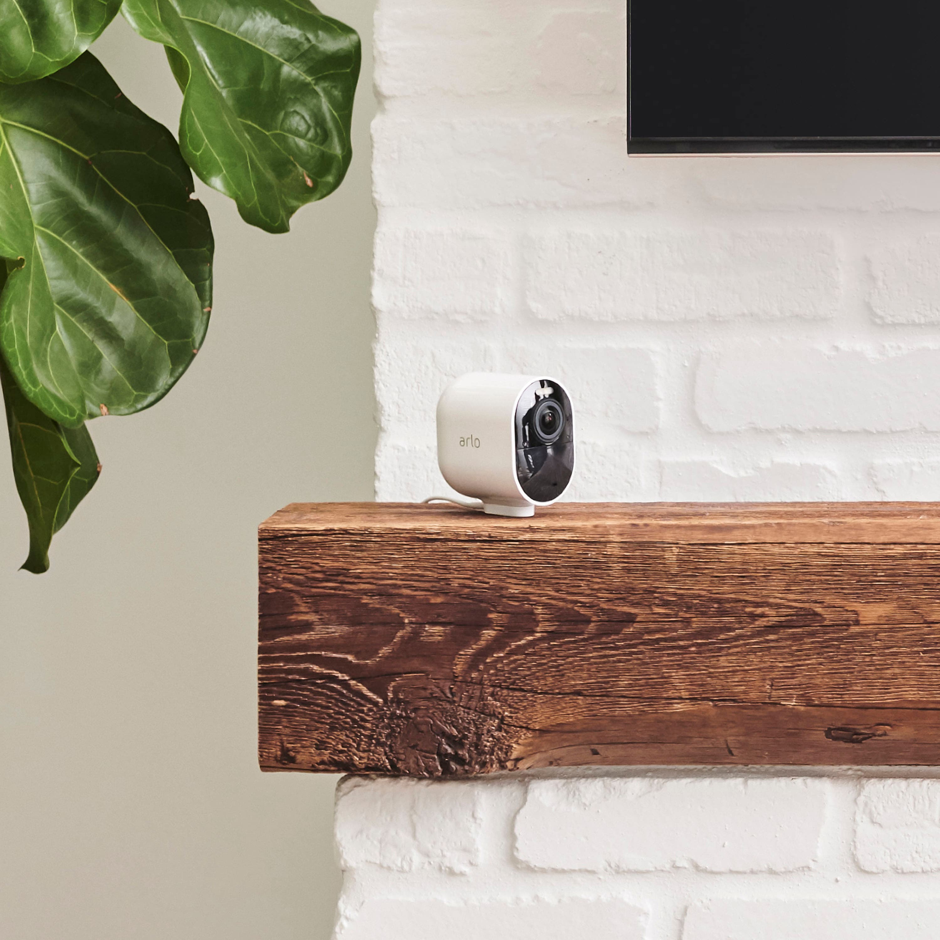 Alt View 14. Arlo - 8' Indoor Magnetic Charging Cable for Pro 5S 2K, Pro 4, Pro 3, Ultra 2, Ultra, Go 2 and Floodlight Cameras - White.