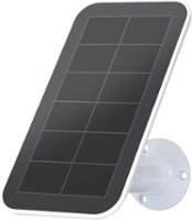 Solar Panel Charger for Arlo Ultra/Pro 3 Security Cameras - White/Black - Front_Zoom