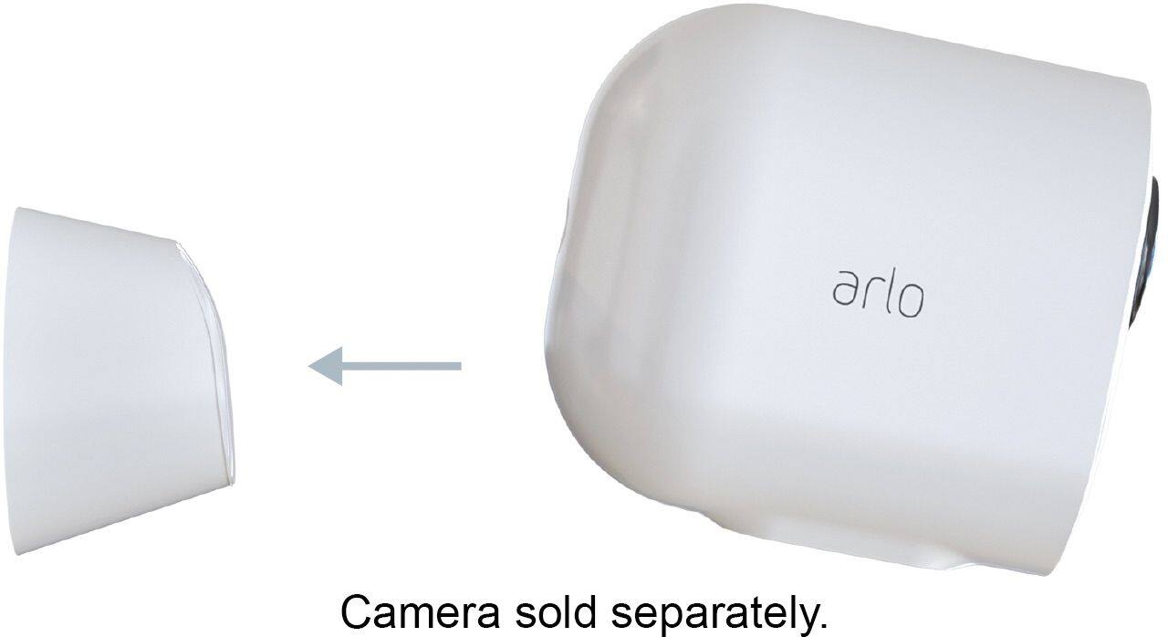 Alt View 11. Arlo - Magnetic Wall Mounts for Pro 5S 2K, Pro 4, Pro 3, Ultra 2, and Ultra Cameras - White.