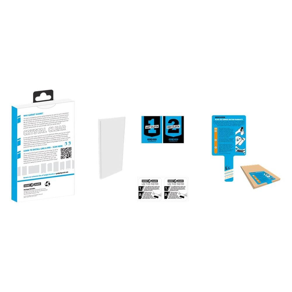 Alt View 11. Gadget Guard - Tempered Glass Screen Protector for Samsung Galaxy Note9 - Black/Transparent.