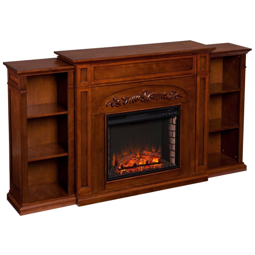 SEI Chantilly Electric Fireplace Autumn Oak FE8532 - Best Buy