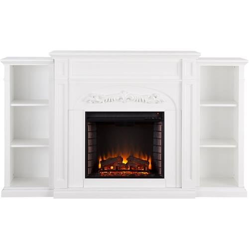 SEI - Chantilly Electric Fireplace - White