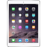 Apple - iPad Air with Wi-Fi + Cellular - 128GB (Verizon) - Pre-Owned - Silver - Front_Standard
