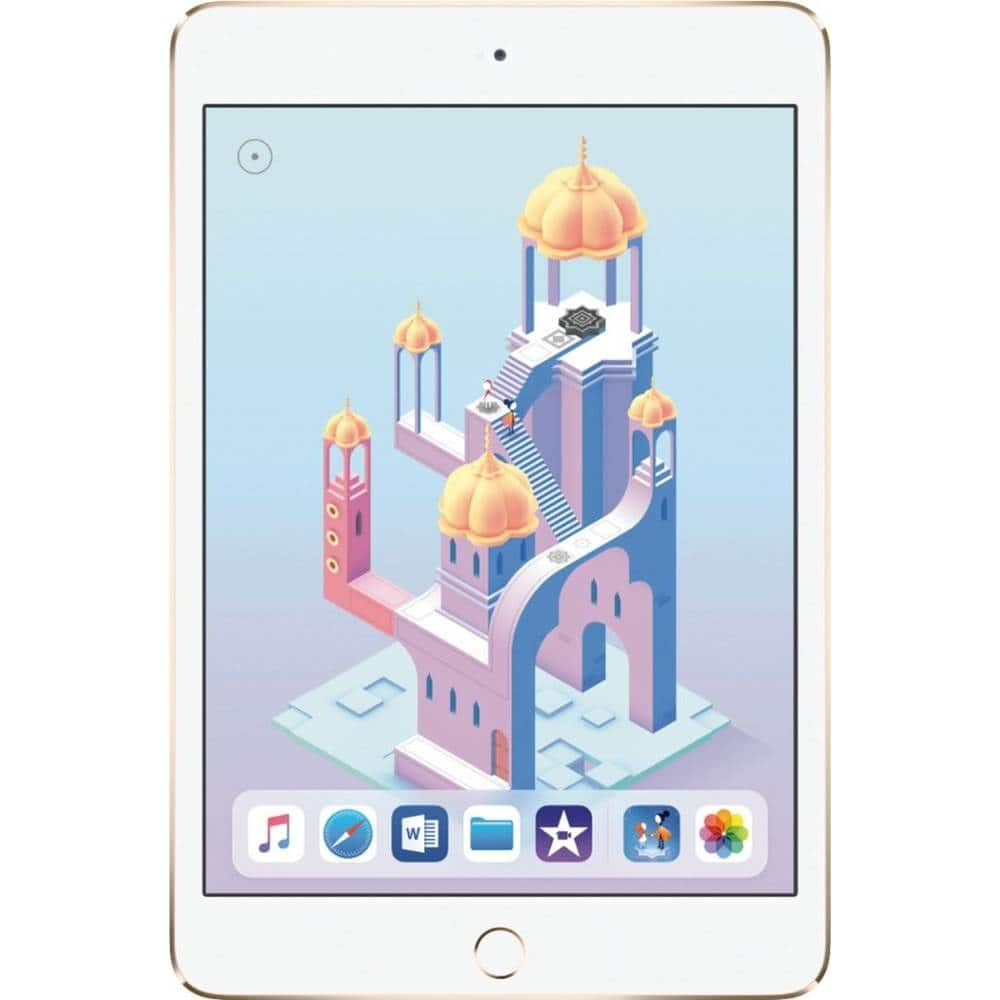 Certified Refurbished Apple iPad Mini (4th Generation) (2015) Wi-Fi +  Cellular (Unlocked) 16GB Gold MK882LL/A - Best Buy