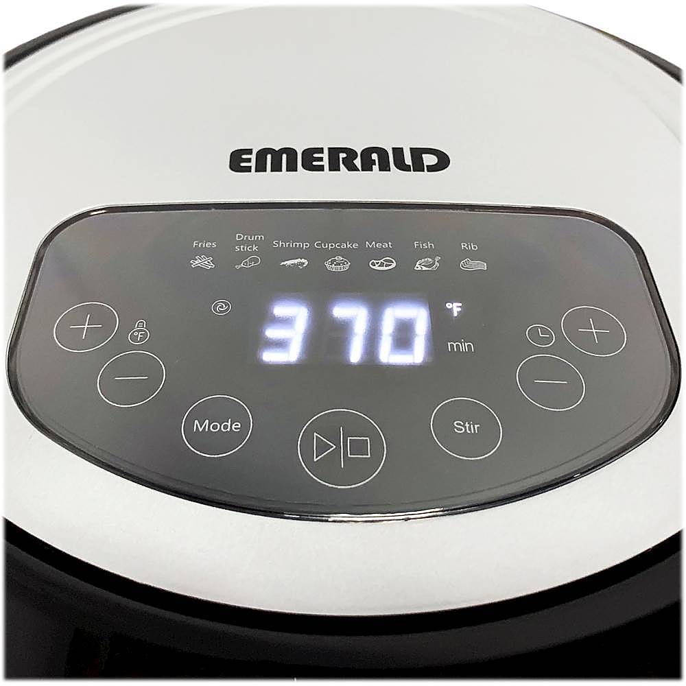 Emerald 6.5 Liter Self-Stirring with Digital LED Timer and Temperature  Control SM-AIR-1808 Air Fryer Review - Consumer Reports