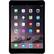 Front. Apple - iPad mini 3 with Wi-Fi + Cellular - 64GB (Unlocked) - Pre-Owned - Space Gray.