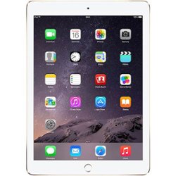 Pre-Owned - Apple iPad Air (2nd Generation) (2014) Wi-Fi - 32GB - Gold - Front_Zoom