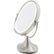 Left Zoom. iHome - 9" Double-sided Vanity Mirror with Bluetooth Speaker and USB Charging - Silver Nickel.