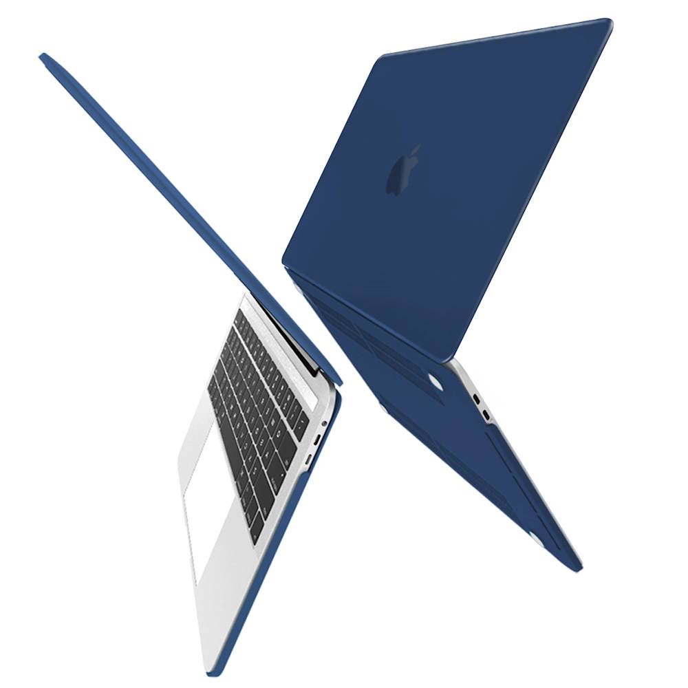 Alt View 14. iBenzer - Neon Party Top and Rear Cover for Apple® MacBook® Pro 13.3" - Navy Blue.
