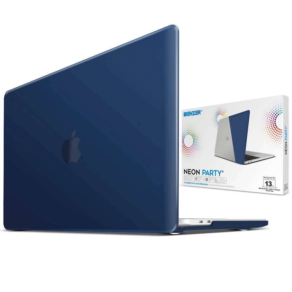 Alt View 18. iBenzer - Neon Party Top and Rear Cover for Apple® MacBook® Pro 13.3" - Navy Blue.