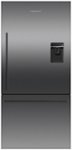 Front Zoom. Fisher & Paykel - Freestanding 32-in 17.1 cu ft Refrigerator Freezer with Ice & Water - Black stainless steel.