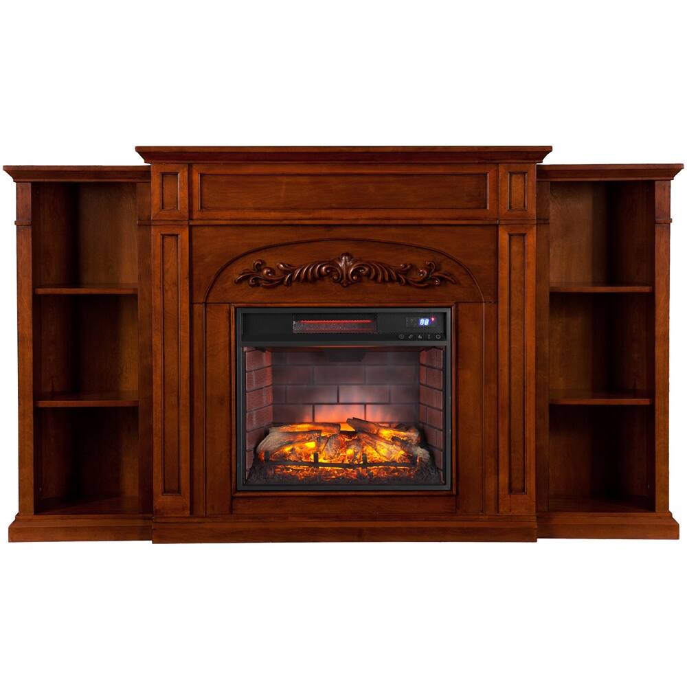 SEI Chantilly Electric Fireplace Autumn Oak FI8532 - Best Buy