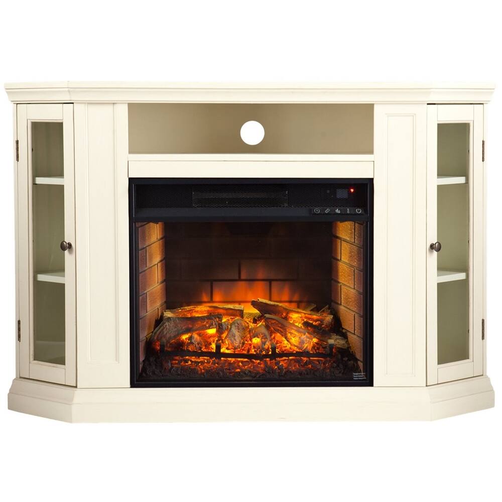 Best Sei Claremont Electric Fireplace Ivory Fi9314