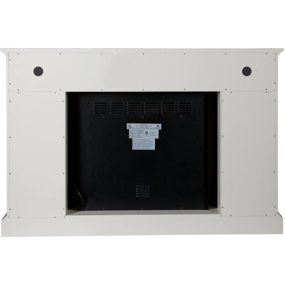 Best Buy Sei Antebellum Electric Fireplace Antique White Fi9306