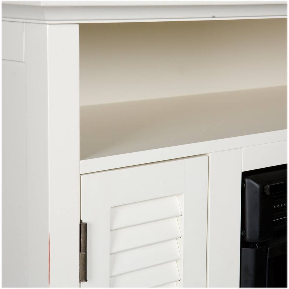 Best Buy Sei Antebellum Electric Fireplace Antique White Fi9306