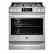 Front. LG - STUDIO 6.3 Cu. Ft. Slide-In Gas True Convection Range with EasyClean and ThinQ Technology - Stainless Steel.