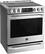 Angle. LG - STUDIO 6.3 Cu. Ft. Smart Slide-In Electric True Convection Range with EasyClean and 3200W Power Burner - Stainless steel.