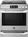 Front. LG - STUDIO 6.3 Cu. Ft. Smart Slide-In Electric True Convection Range with EasyClean and 3200W Power Burner - Stainless Steel.