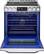Alt View 14. LG - STUDIO 6.3 Cu. Ft. Smart Slide-In Electric True Convection Range with EasyClean and 3200W Power Burner - Stainless Steel.
