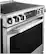 Alt View 17. LG - STUDIO 6.3 Cu. Ft. Smart Slide-In Electric True Convection Range with EasyClean and 3200W Power Burner - Stainless Steel.