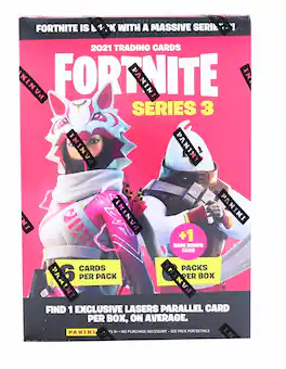 Fortnite - Series 3 Trading Cards Blaster Box | 6 Packs - Pink