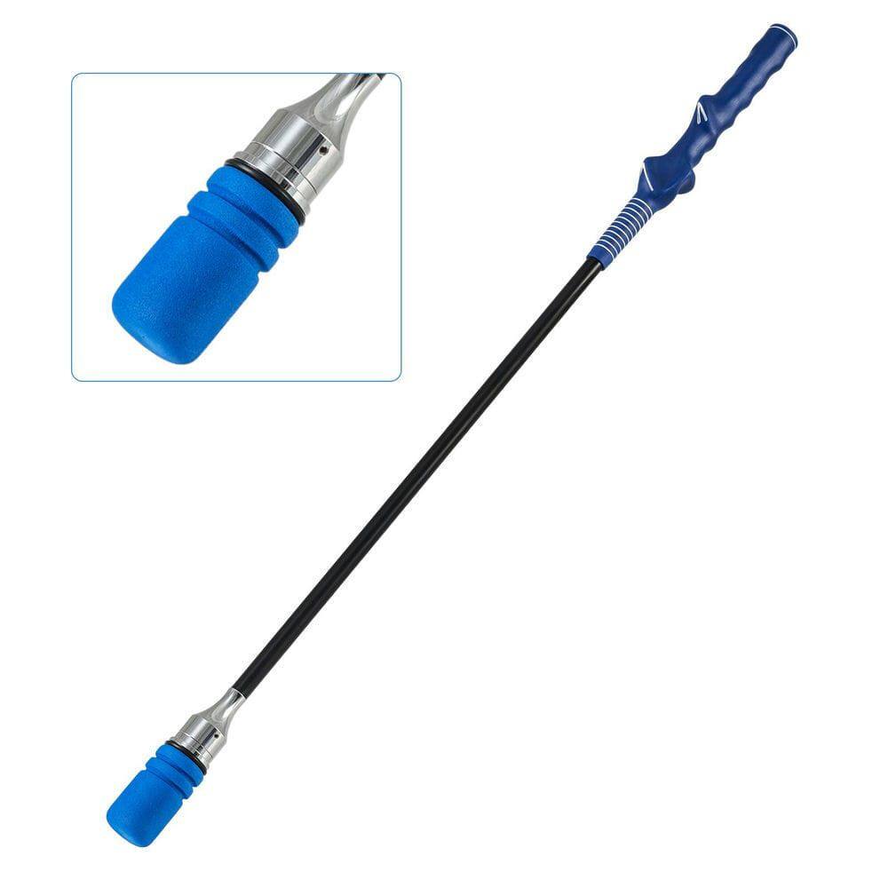 Front. Resenkos - Golf Swing Training Click Stick for Speed & Flexibility - Blue.